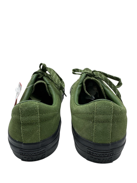 Converse Shoe Size 10 Green & Black Suede Low Top Lace Up Men's Shoes Green & Black / 10