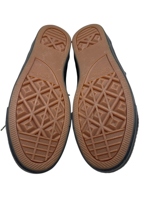 Converse Shoe Size 10 Green & Black Suede Low Top Lace Up Men's Shoes Green & Black / 10