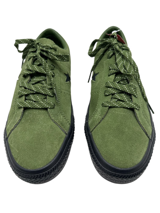 Converse Shoe Size 10 Green & Black Suede Low Top Lace Up Men's Shoes Green & Black / 10
