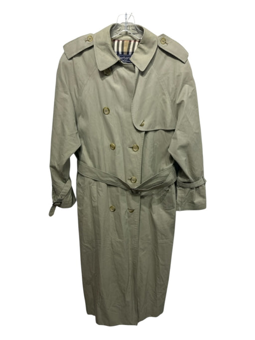 Burberry AS IS Size Est 40 Tan Cotton Solid Overcoat Men's Jacket Tan / Est 40