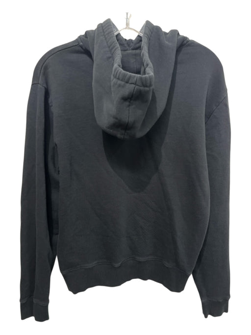 Saint Laurent Size L Black Cotton Blend Lips Hoodie Men's Jacket Black / L