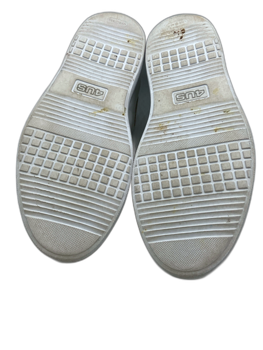 4US Cesare Paciotti Shoe Size 37 White, Silver, Yellow Leather PVC Sneakers White, Silver, Yellow / 37