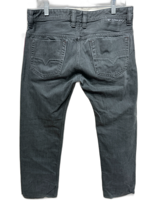 Diesel Size 34 Gray Cotton Solid Jean Men's Pants Gray / 34