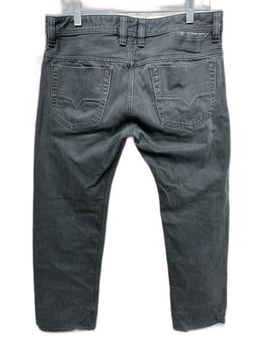 Diesel Size 34 Gray Cotton Solid Jean Men's Pants Gray / 34