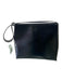 Burberry Black Leather Shoulder Bag Structured Zip Top Bag Black