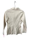 Erica Tanov Size 0 Cream Cotton 3 Button Pockets Long Sleeve Blazer Jacket Cream / 0