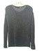 MNG by Mango Size Small Black Knit Crew Neck Long Sleeve Sweater Black / Small