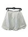 Victoria Beckham Size 0 White & Black Cotton Bubble Hem Mini Skirt White & Black / 0