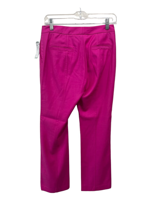 Ann Mashburn Size 0 Fuschia Pink Wool Hook & Zip Trouser Pants Fuschia Pink / 0