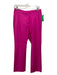 Ann Mashburn Size 0 Fuschia Pink Wool Hook & Zip Trouser Pants Fuschia Pink / 0