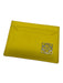 Loewe Yellow Pebble Leather Embellished Card Holder Wallets Yellow