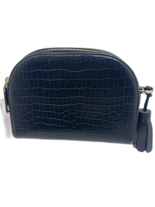 The Cashmere Project Light Blue Gray Polyester Fur Drawstring Closure Bucket Bag Light Blue Gray / S