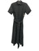 Lisa Marie Fernandez Size 1 Black & White Cotton Polka Dots Button Front Dress Black & White / 1