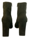 Alexander Wang Shoe Size 40.5 Black Suede Side Zip High Heel Almond Toe Booties Black / 40.5