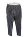 Armani Size Est XS Gray Cotton Blend Solid Side Stripe Jogger Men's Pants Est XS