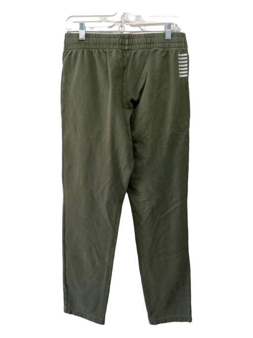 Armani Size Est XS Green Cotton Blend Solid Side Stripe Jogger Men's Pants Est XS