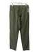 Armani Size Est XS Green Cotton Blend Solid Side Stripe Jogger Men's Pants Est XS