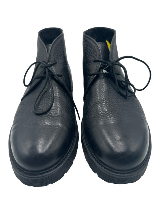 Vince Shoe Size 12 Black Leather Solid High Top Men's Shoes 12