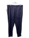 Armani Size 52 Navy Polyester Blend Solid Jogger Men's Pants 52