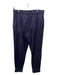 Armani Size 52 Navy Polyester Blend Solid Jogger Men's Pants 52