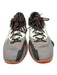 Nike Shoe Size 12 Like New Gray & Orange Synthetic Two Tone Sneaker Men's Shoes 12