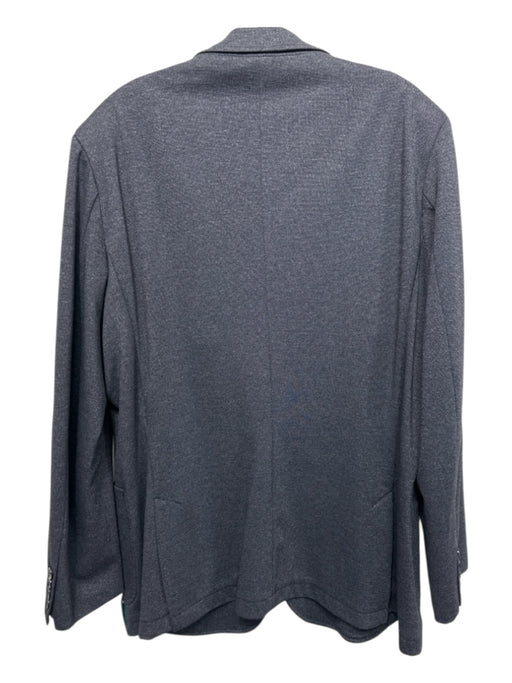 Saks Fifth Ave Navy Blue Polyester 2 Button Men's Blazer XL