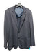 Saks Fifth Ave Navy Blue Polyester 2 Button Men's Blazer XL