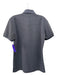 Armani Size M Gray & Blue Synthetic Striped Polo Men's Short Sleeve Gray & Blue / M