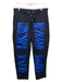Versace Jeans Size M Black & Blue Cotton Men's Pants Black & Blue / M