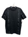 Armani Size XL Black Synthetic Solid Athletic T Shirt Men's Short Sleeve Black / XL