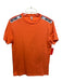 Moschino Size L Orange Cotton Blend Solid T shirt Crew Men's Short Sleeve Orange / L