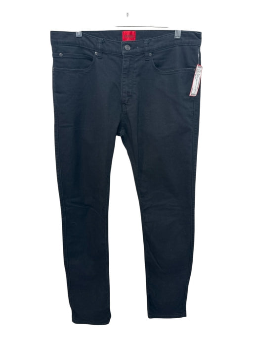 Hugo Boss Size 34 Black Cotton Blend Solid Jean Men's Pants Black / 34