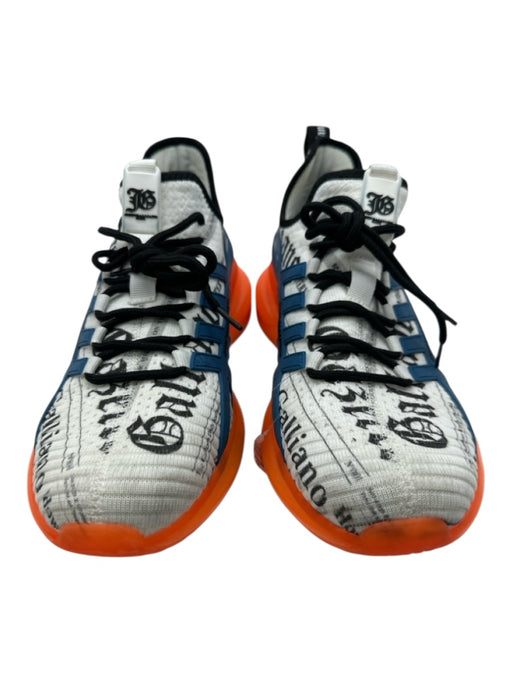 John Galliano Shoe Size 45 White, Blue & Orange Synthetic Men's Shoes White, Blue & Orange / 45