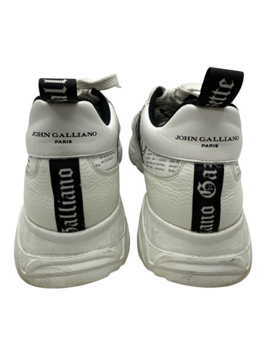 John Galliano Shoe Size 45 AS IS Black & White Synthetic Men's Shoes Black & White / 45