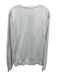 Dsquared2 Size XXL White Cotton Blend Abstract Sweatshirt Long Sleeve Shirt White / XXL