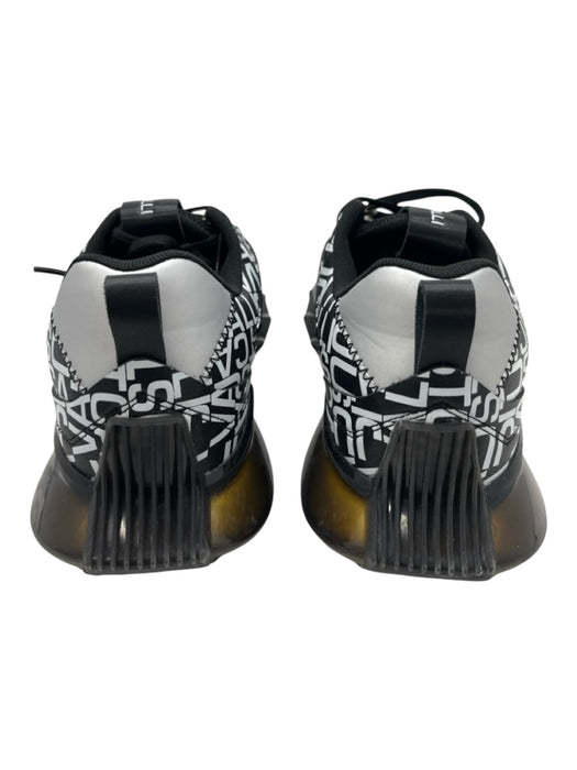 Roberto Cavalli Shoe Size 45 Black & White Synthetic Sneaker Men's Shoes Black & White / 45