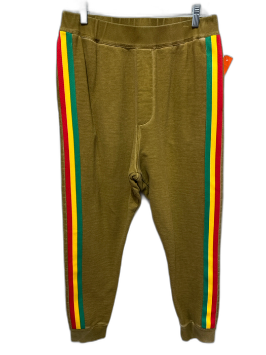 Dsquared Size L Brown & Multi Cotton Men's Pants Brown & Multi / L