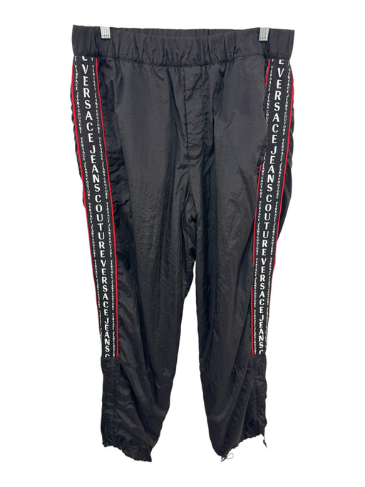 Versace Couture Size M Black Synthetic Solid Jogger Sweatpant Men's Pants Black / M
