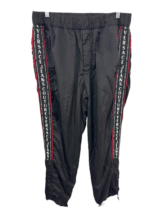 Versace Couture Size M Black Synthetic Solid Jogger Sweatpant Men's Pants Black / M