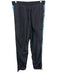 Versace Couture Size S Black & Blue Synthetic Solid Jogger Athleisure Pants Black & Blue / S