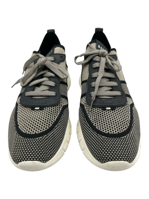 Bally Shoe Size 12 Like New Black & Gray Synthetic Woven Sneaker Men's Shoes Black & Gray / 12