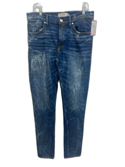 Hudson Size 33 Blue & White Cotton Jean Men's Pants Blue & White / 33