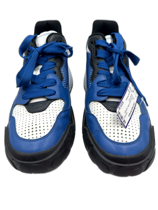 Alexander McQueen Shoe Size 45 AS IS Blue, Black & White Synthetic Men's Shoes Blue, Black & White / 45