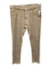 Moschino Size 34 Beige Cotton Blend logo Slim Khakis Men's Pants Beige / 34