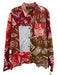 Kidsuper Studios Size L Red & Brown Cotton Blend Abstract Long Sleeve Shirt Red & Brown / L