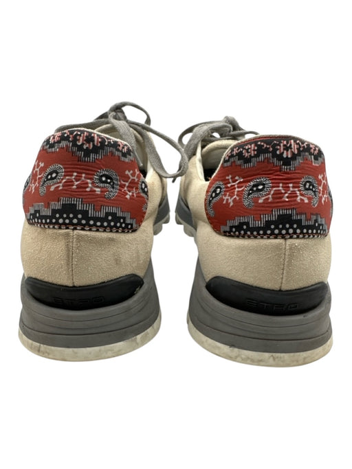 Etro Shoe Size 12 AS IS Beige & Multi Color Suede Solid Low Top Men's Shoes Beige & Multi Color / 12
