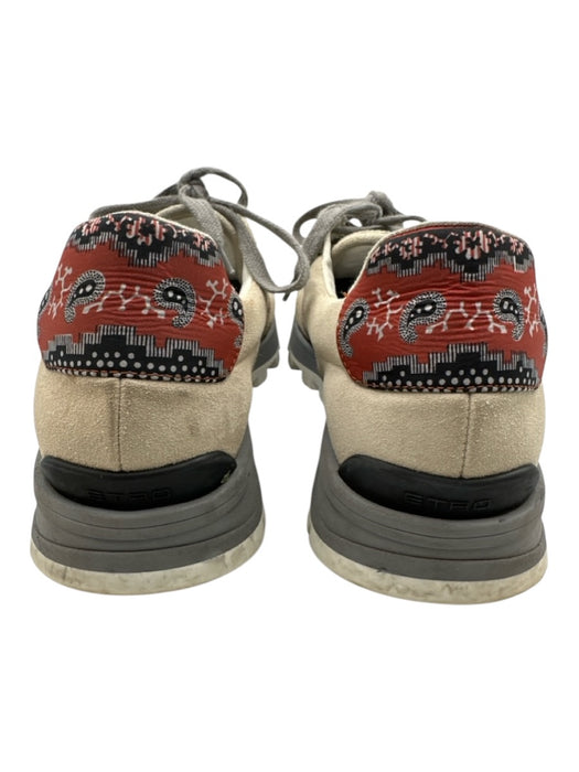Etro Shoe Size 12 AS IS Beige & Multi Color Suede Solid Low Top Men's Shoes Beige & Multi Color / 12