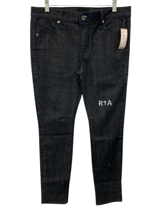 R+A Size 33 Dark Wash Cotton Solid Jean Men's Pants Dark Wash / 33