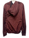 Dolce & Gabbana Size 54 Dark Red Polyamide Blend Solid Hoodie Zipper Jacket Dark Red / 54