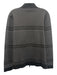Armani Size L Gray Synthetic Check Zip UP Track Men's Jacket Gray / L